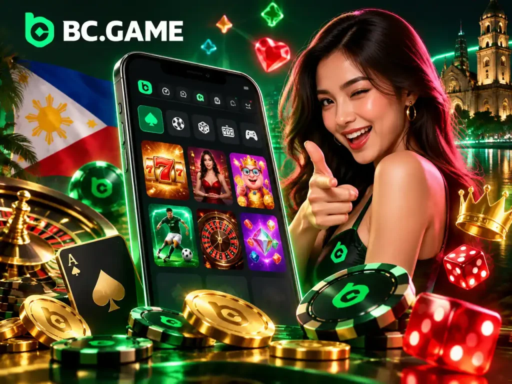 BC Game Philippines games catalogue with casino and BC Originals